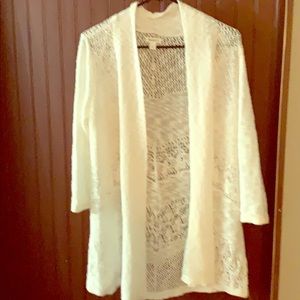 White cardigan Westport